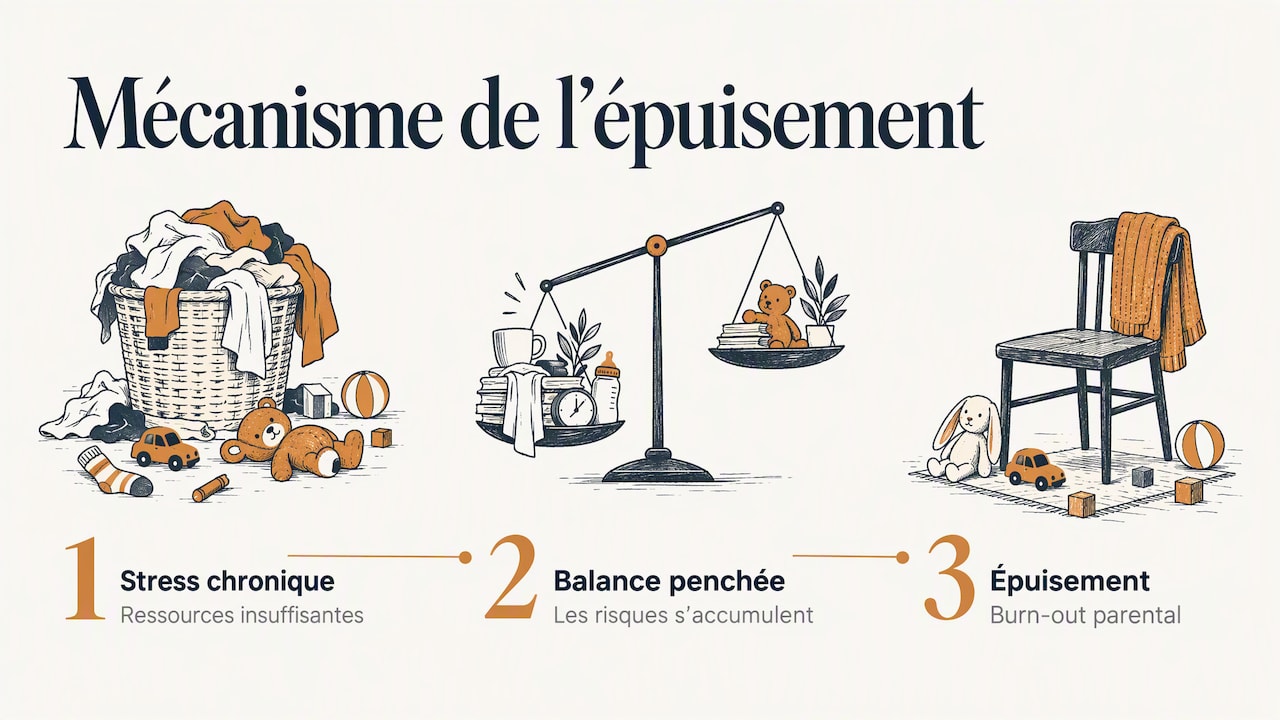 Fatigue parentale, fatigue maternelle : de quoi parle-t-on ? — overview diagram